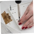 thumbnail image 4 of HINTRMENT Door Hinge Spring Closer Locking Hinge Manganese Steel Auto Closing Bathroom 1Set, 4 of 8