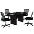 thumbnail image 2 of Inval 71" Race Track Oval Conference Table in Espresso, 2 of 5