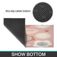 thumbnail image 7 of Kitchen Rugs and Mats Non Skid Washable Spring Floral Dalia Summer Kitchen Mat and Rug Set,Floor Cushion Absorbent Rug,Rubber Backed Area Rugs for Kitchen Laundry, 7 of 7