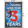 thumbnail image 3 of Marvel Spider-Man - Happy 3rd Birthday Wall Poster, 14.725" x 22.375", Framed, 3 of 3