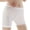 White, variant on Compression Shorts - High Waisted Women Mesh Body Shorts - Under Dress Shapewear Shorts, No Chub Rub White XL