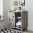 thumbnail image 6 of Better Homes & Gardens Modern Farmhouse Accent Storage Cabinet, Rustic Gray Finish, 6 of 13