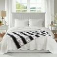 thumbnail image 2 of Home Soft Things Faux Fur Throw - Citraka - Black - 50" x 60", 2 of 6