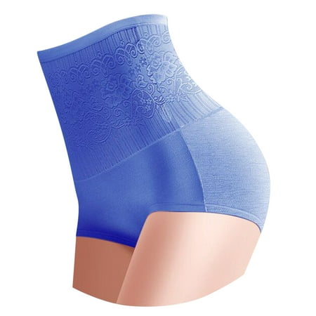 

Womens Boy Shorts Underwear Waist Waist Trainer Control High Tummy Body Lifter Slim Shaper Underwear Blue XXL