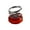 Red, variant on Guozer Solar Rotating Car Perfume Electroplating Fade Color Suspension Car Perfume Accessories