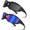 Black+blue, variant on Riding Glasses  Goggles Padding Goggles  Sunglasses UV Protection  Windproof