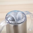 thumbnail image 4 of Bowake Insulated Stainless Steel Sippy Cup With Handles Two Tops And Straw - 12 oz., 4 of 6