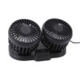 thumbnail image 1 of Ventilador de Coche, Ventilador de Refrigeración Portátil para Vehículo, Ventilador USB de Doble Cabezal, Rotacia de 360, Ventilador de Circulación de Aire, 1 of 7