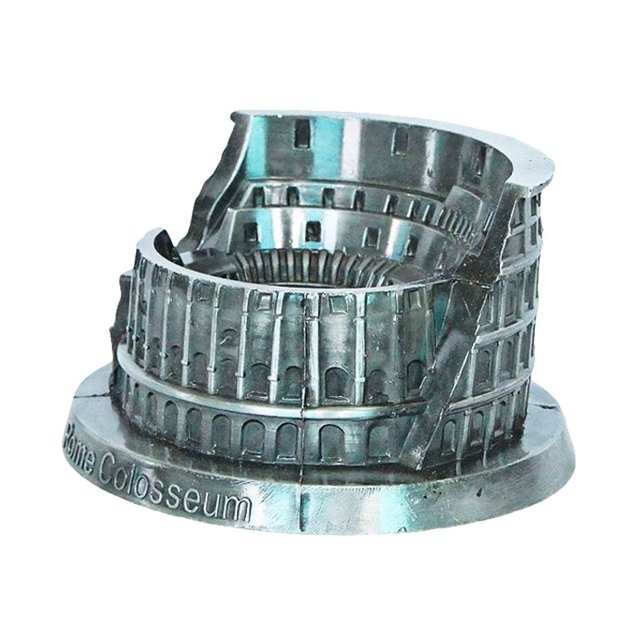 Inteprter Puntos de referencia Arquitectura Edificios de referencia mundialmente famosos Textura de recuerdo Pequeñas artesanías de imitación Decoración Gris