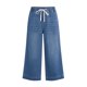thumbnail image 2 of TaTaai Women's Relaxed Fit Capri Jeans Solid Color Cropped 7/8 Length with Drawstring Elastic Waist and Side Pockets for Casual Everyday Style Gift, 2 of 6