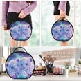 thumbnail image 5 of BZSMCE Makeup Bag Large Travel Cosmetic Bag with Adjustable Dividers Fashion Dreamy Duo Among Blooms Printed, 5 of 7