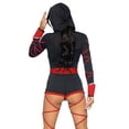 thumbnail image 2 of Leg Avenue 3 Piece Dragon Ninja Women's Halloween Costume Fancy-Dress Costume for Adult, M, 2 of 4