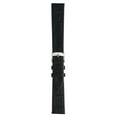 thumbnail image 2 of Morellato Kajman Alligator Grain Genuine Calf Leather Watch Strap - Black - 20mm - Chrome-plated Stainless Steel Buckle - PERFORMANCE Collection, 2 of 10