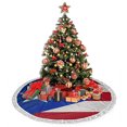 thumbnail image 4 of Falda para árbol de Navidad GHYGTY bandera de Puerto Rico 122 cm con borla, 4 of 4