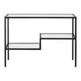 thumbnail image 4 of Mesa Consola con Estructura Metálica Negra y Repisas Escalonadas de Vidrio – Bossa Lira, 4 of 7