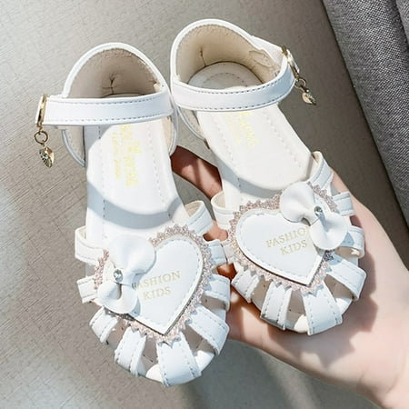 

YOHOME Infant Children Kid Baby Girls Solid Casual Shoes Bowknot Sandals Princess