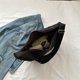 thumbnail image 5 of Bolso de hombro japonés de gran capacidad para estudiantes, Bolso de satchel coreano con bolas de masa hervida (negro), 5 of 5