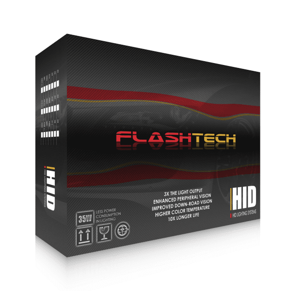 Flashtech H1 Bulb Size 12V HID Headlight Replacement Bulb -6000K (1 ...