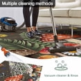 thumbnail image 5 of Spring Mushrooms Outdoor Rug for Patio/Deck/Porch, Non-Slip Large Area Rug 3 x 5 Ft, Farmhouse Pastoral Botanical Brown Wood Indoor Outdoor Rugs Washable Area Rugs, Camping Rug Carpet Runner, 5 of 8