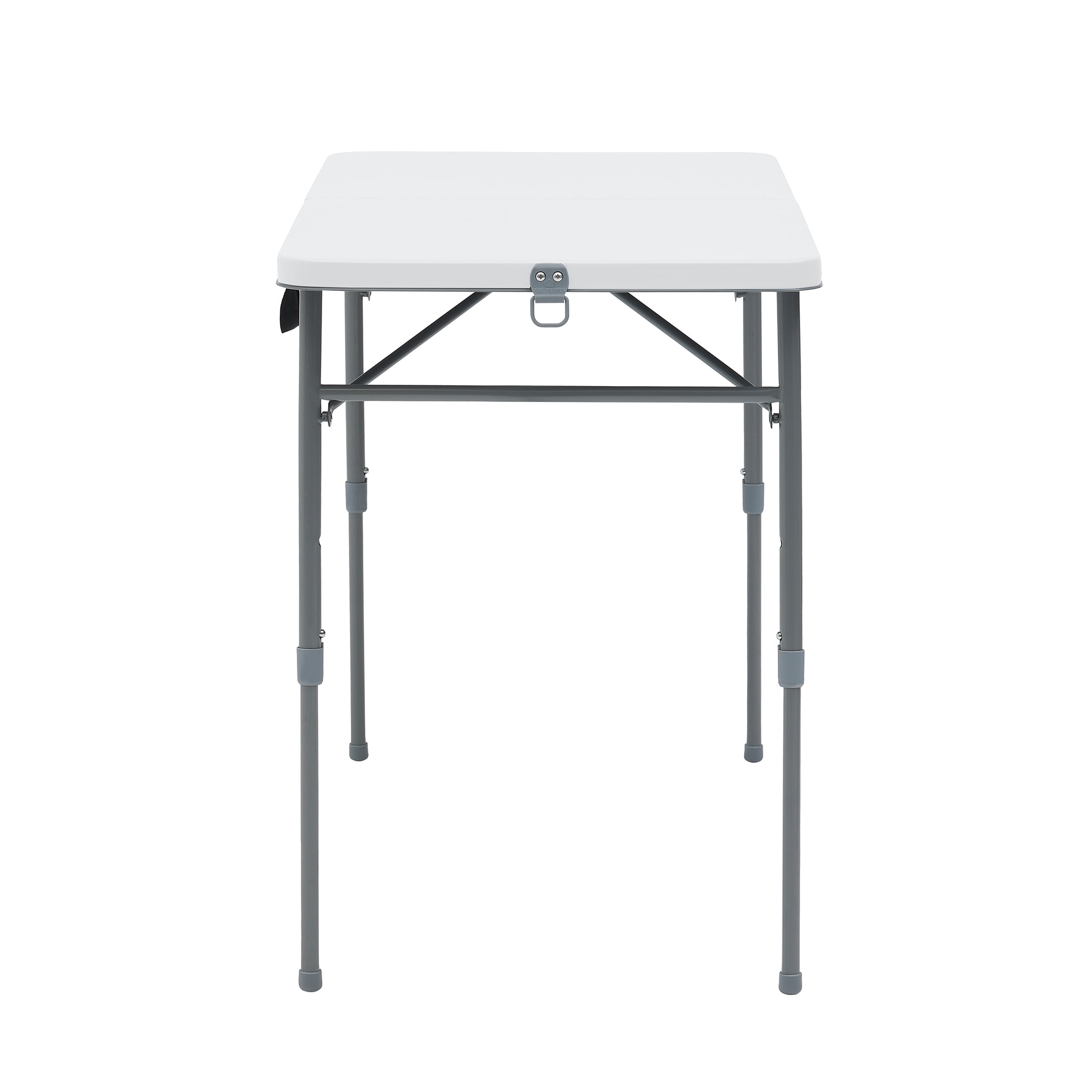 Mainstays 40" Adjustable Height Centerfold Folding Table, White