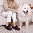 thumbnail image 2 of Ecetana Womens Fuzzy Slippers Memory Foam Closed Back Non-Slip House Slippers for Women, 2 of 8