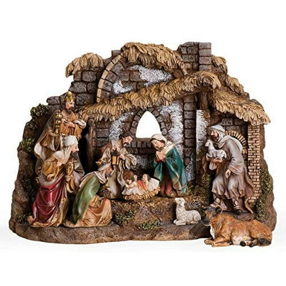 Joseph Studio 10 Piece Colored Christmas Nativity