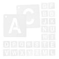 thumbnail image 1 of HLONK Letter Template Stencils Small for Painting Letters Child White, 1 of 8