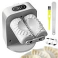 thumbnail image 3 of 6Pcs Dumpling Maker Machine 3 Modes Household Automatic Dumpling Maker with Spoon Brush Easy to Clean Dumpling Press Machine with Dumpling Cutter Portable Electric Dumpling Maker, 3 of 11