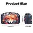 thumbnail image 5 of Fragmented Flowers USB Organizer Oxford Cloth Waterproof Charger Phone Case Hard Drive Bags USB Case Bag 5.9x9.44x3.14 in Digital Product Storage Organizer, 5 of 6