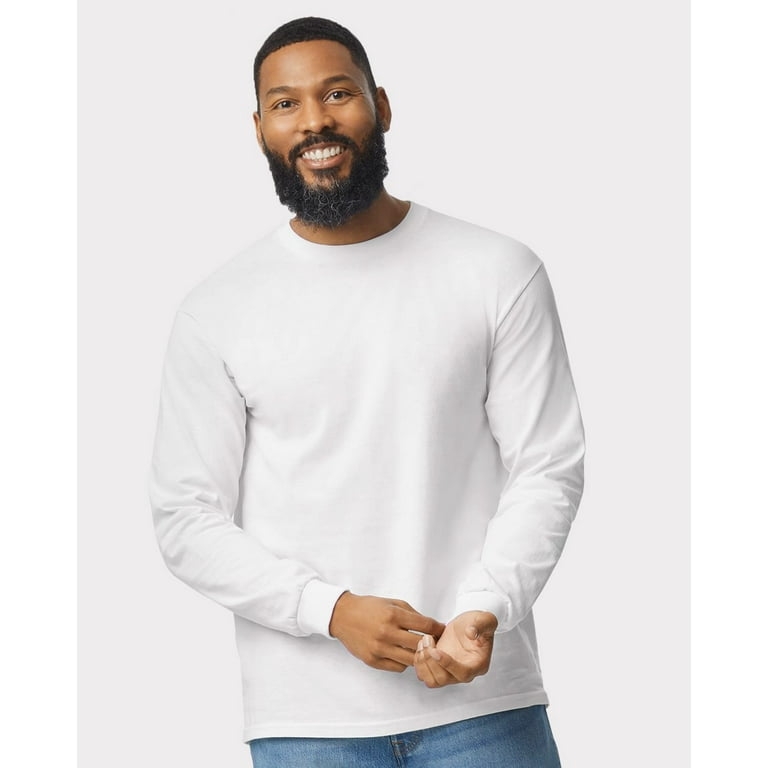 lemmer Høflig beslag Gildan New Men IWPF Heavy Cotton™ Long Sleeve T-Shirt - Walmart.com