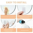 thumbnail image 2 of Sejoy Wall Mount Automatic Soap Dispenser with Electric Smart Amplify Mirror LED Light for Bathroom, Kitchen, 2 of 8