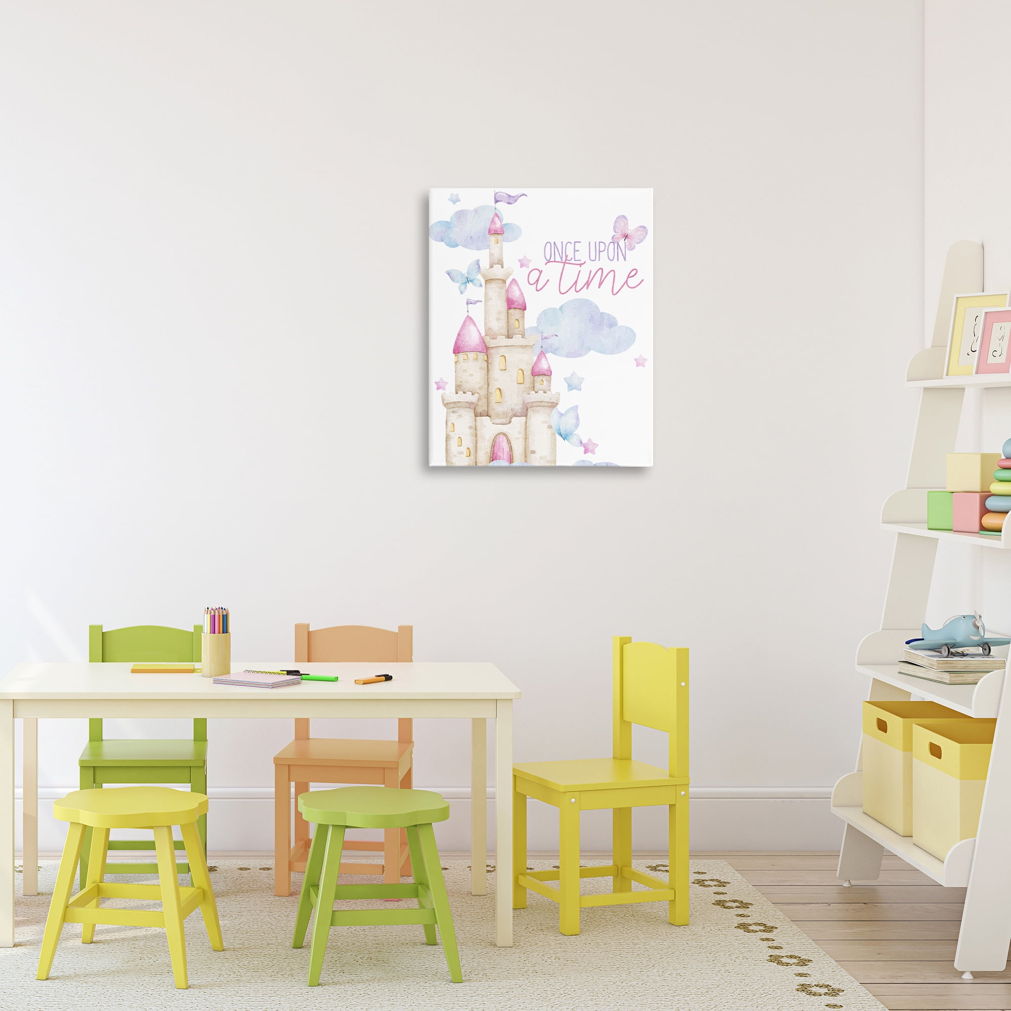 Once Upon A Time Castle Canvas Wall Art, design by Kim Allen