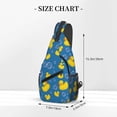 thumbnail image 2 of Lsque Rubber Duck Pattern Cross Chest Bag Diagonally – Premium Durable Front Chest Sling with Adjustable Padded Strap, High-Capacity Storage, 2 of 8