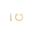 thumbnail image 1 of Small Huggie Hoop Earrings - 14k Yellow Gold, 1 of 5