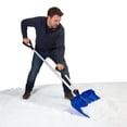 thumbnail image 7 of Heavy Duty Snow Shovel with Ergonomic Handle, Wide Blade Plastic Snow Pusher for Driveway, Detachable Design with Auxiliary Handle, Easy to Store Outdoor Winter Tool for Sidewalk Removal, 7 of 7