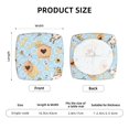 thumbnail image 6 of Uemuo Cute Gnome Bee Collects Honey Pattern Waterproof Square Couch Cushion Covers, Magic Sofa Covers Washable, Stretch Sofa Seat Cushion Slipcovers, 6 of 9