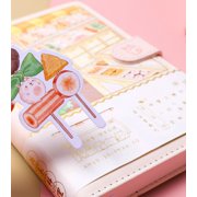 Cute Journal for Women, Vegan Leather Writing Diary, Puffy Cover Notebook, 256 Pages, 7.3 x 5.1
