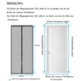 thumbnail image 2 of Magnetic Screen Door, Durable Fiberglass Material, Automatic Close with Strong Magnets, Easy Installation, Super-Duty Hook & Loop, Hands Free Entry for Pets and Kids, Black, 2 of 5