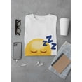 thumbnail image 3 of Sleeping Face Zzz Medium Front Men's T-shirt, 3 of 4