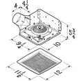 thumbnail image 6 of Broan 80 CFM 1.2 Sones Exhaust Fan, 6 of 6