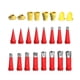 thumbnail image 2 of Universal Integrated Rubber Nozzle Kit 2024 New Cartridge Nozzles In Various Sizes Clear Rubber Nozzles 24Pcs, 2 of 9