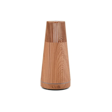 

80ml Air Humidifier Aroma Wood Grain Mist Maker Spayer Diffuser Night Light Water Mists Humidification Spraying Home Office White
