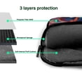 thumbnail image 4 of Lsque Starry Sky White Cloud Puppy Pattern Laptop Bag – Portable & Slim Single-Shoulder Computer Case with Adjustable Strap, Protective, Lightweight for 13”/14”/15.6” Laptops, 4 of 8