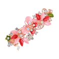 thumbnail image 3 of facefd Rhinestones Hair Clip Slides Clips Flower Special Design Charming Hairpins Household Birthday Gift Styling Accessory Rose red, 3 of 9