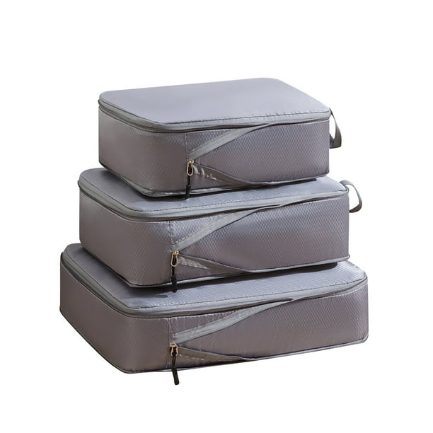 Yhmxh Organizadores y almacenamiento Bolsa de almacenamiento de ropa de viaje, tres piezas, portátil, multifuncional, para equipaje Almacenamiento de ducha Almacenamiento de juguetes