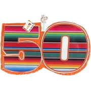 APINATA4U 50TH Birthday Double Digits Pinata Fiesta Theme