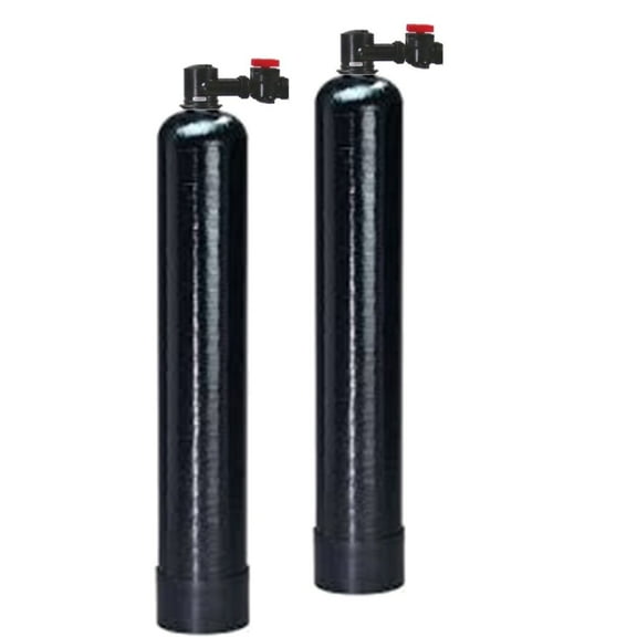 Salt Free Water Conditioner with Scale Prevention | 15 GPM | & Chloramine Catalytic Carbon Whole House Water Filtration Systems