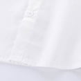 thumbnail image 6 of hoksml Boys Trim Cuff Short Sleeve Shirt and Shorts Set with Tie, Back to School Outfit for Kids, 5PCS, Stretchy Comfort Fit, 6 of 9