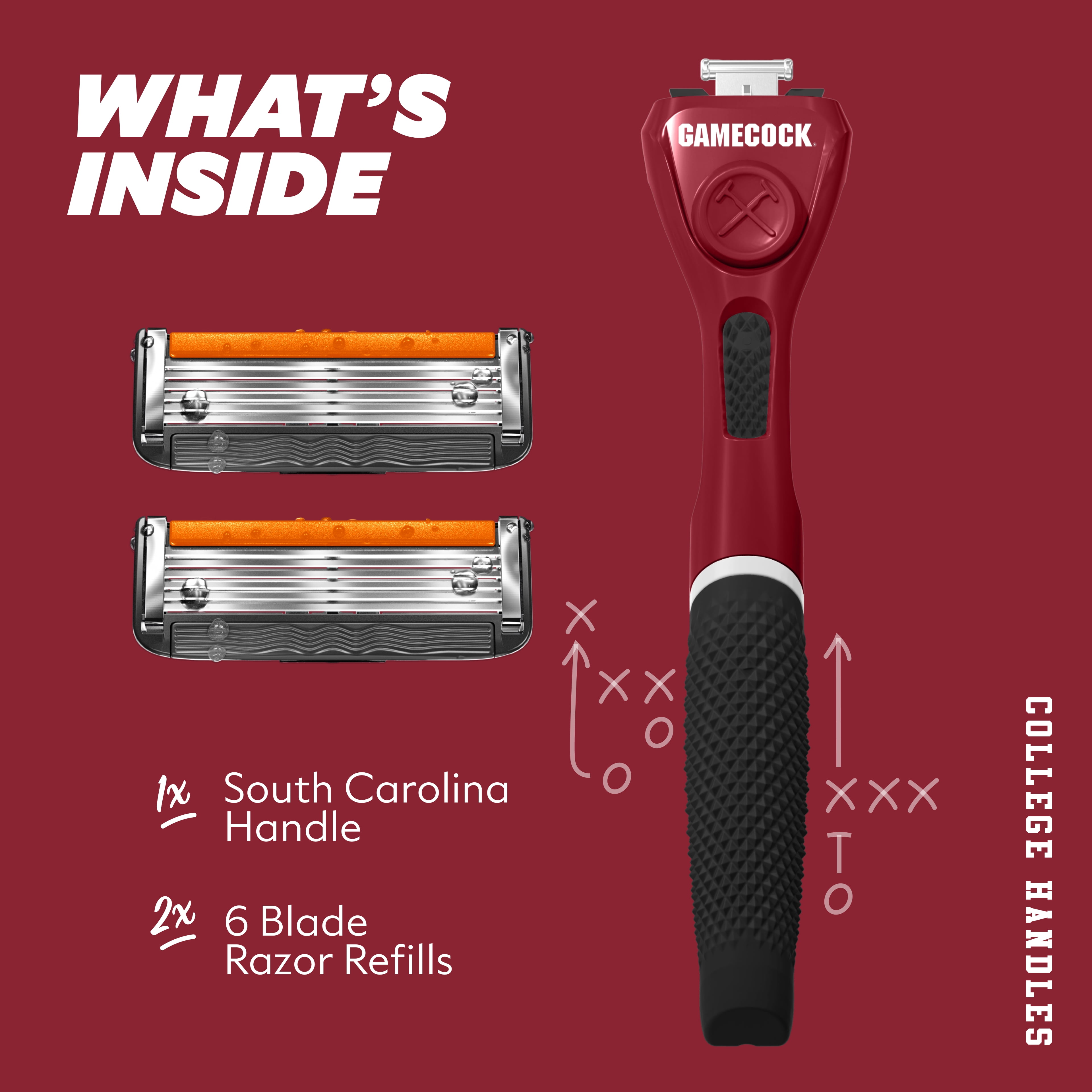 Dollar Shave Club South Carolina 6-Blade Razor Starter Set With Limited-Edition Handle
