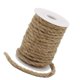 thumbnail image 1 of Cuerda de yute marrón natural de 6mm de 33 pies, cuerda de yute compatible con jardinería, acople, decoración kaili Sencillez, 1 of 2